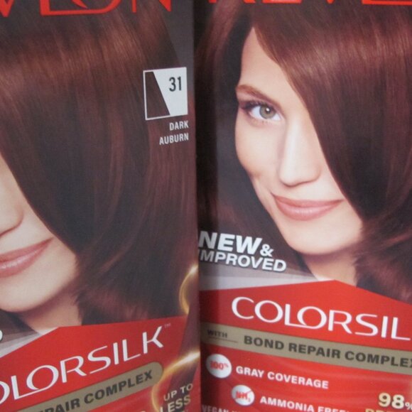 Bundle of 2 Revlon Colorsilk Dark Auburn Haircolor - Picture 9 of 9